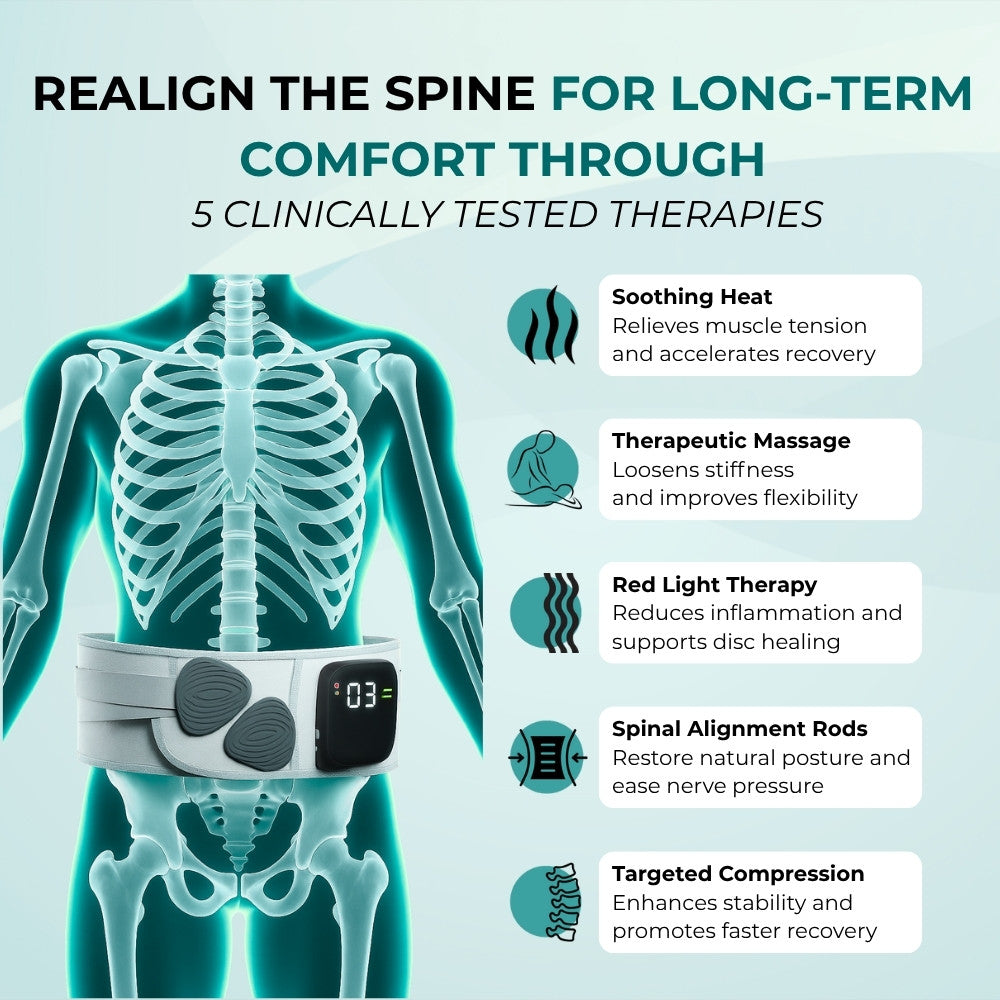 BackRelief™ 5-in-1 Therapy Belt